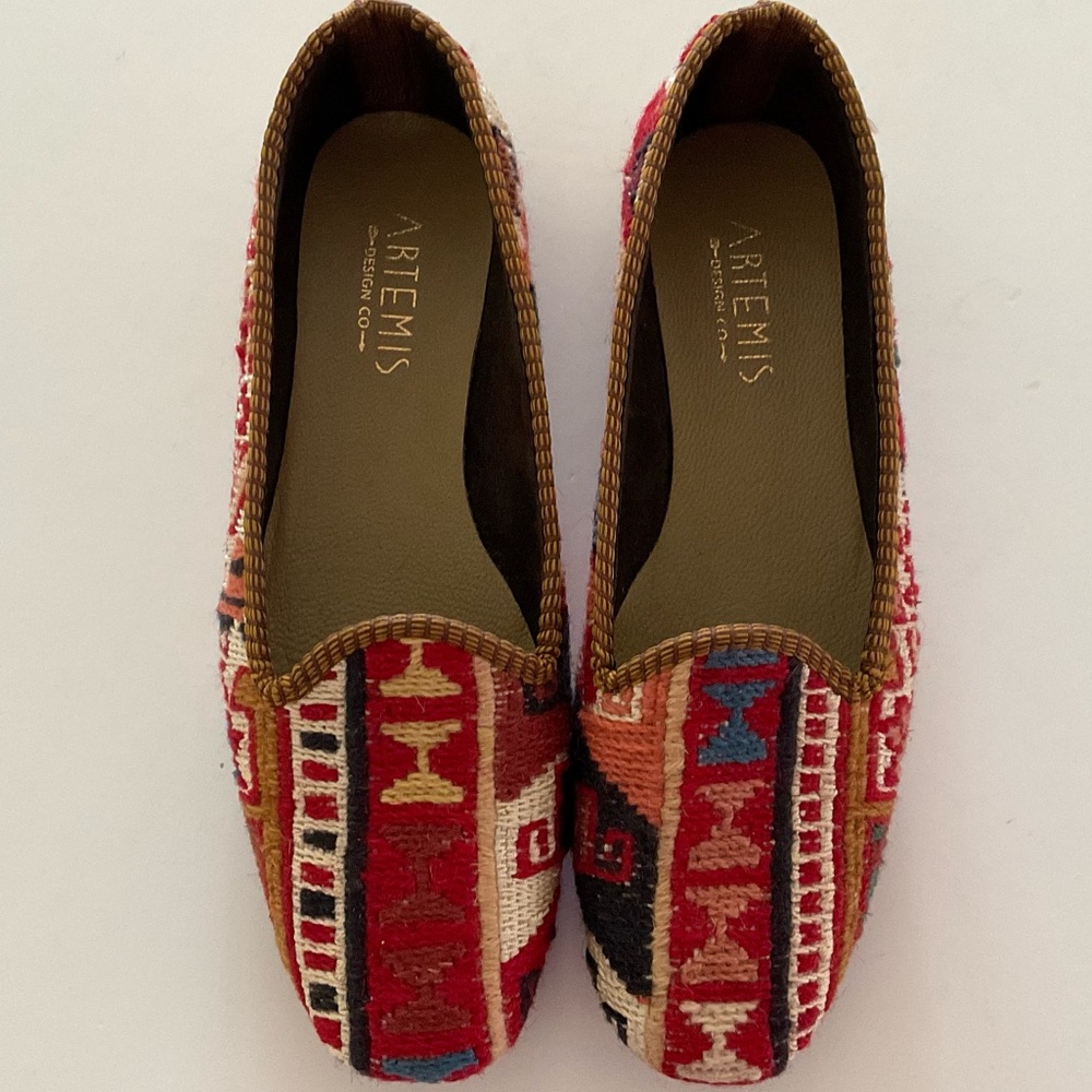 ARTEMIS DESIGN CO Turkish Kilim Women's Ballet Flats Size EU 40 / 10- 10.5